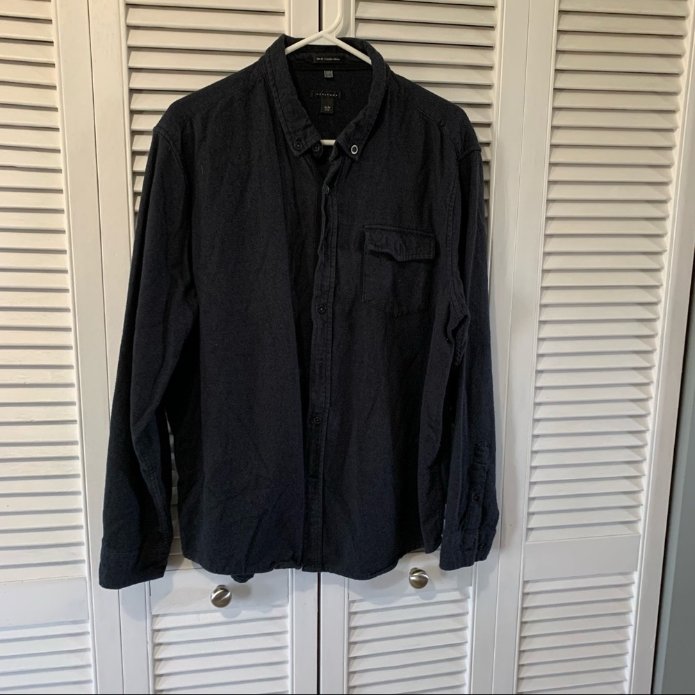 Attitude Black Flannel Shirt